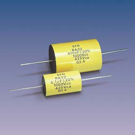 RA*1 (axial) Metallized Polypropylene + Film-Foil Capacitors