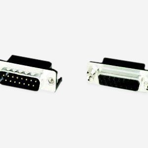 DR Series 0.318 Footprint Right Angle PCB Mount D-Sub Connectors