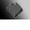 D-Sub Covers CMA Series (45&deg; Exit) - Black Finish