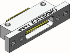 Panel Mount Bi-Lobe&reg; Nano-D Connectors
