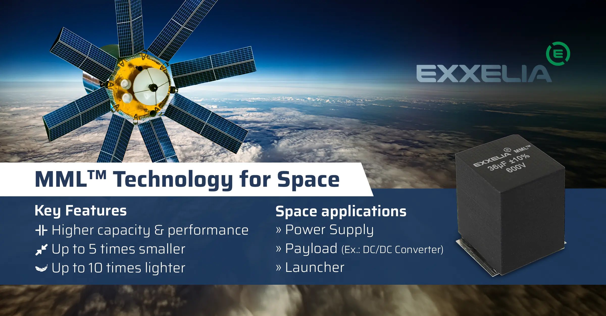 Revolutionising capacitor technology: Exxelia&rsquo;s Miniature Micro-Layer (MML&trade;) capacitors