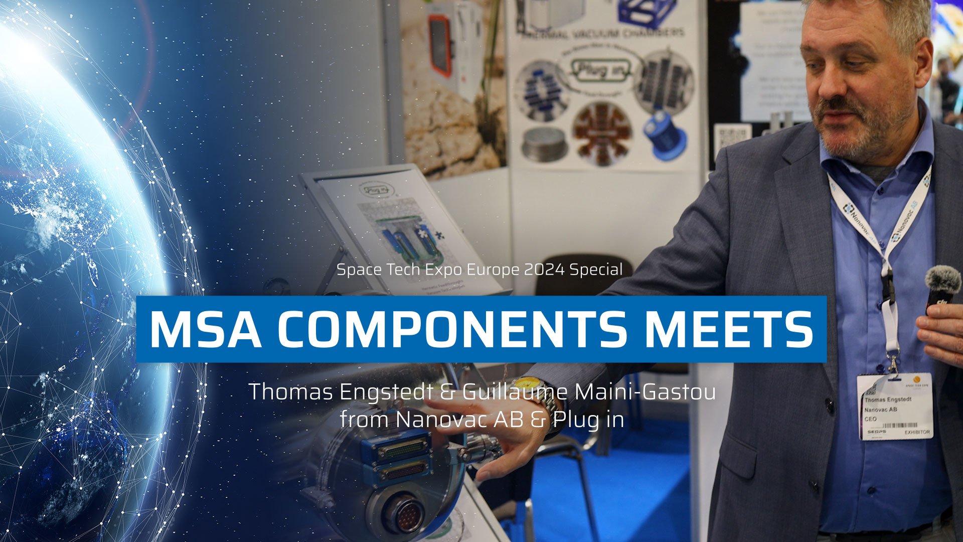 European Precision in Space Testing &ndash; Nanovac and Plug In in Collaboration